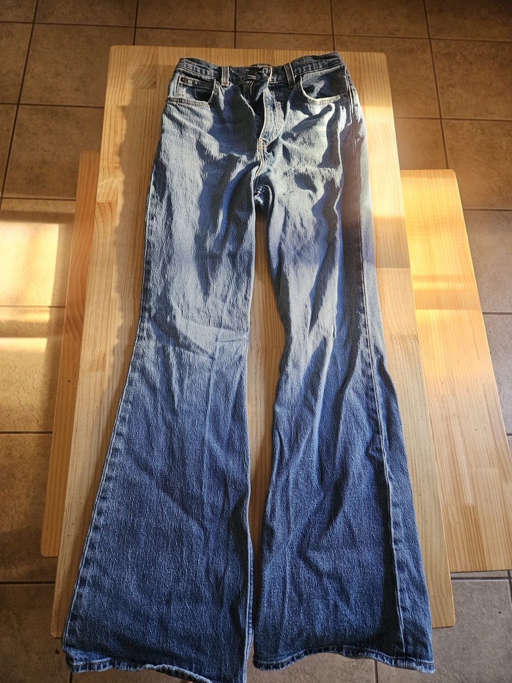 Levi's Women's Blue Flare Jeans